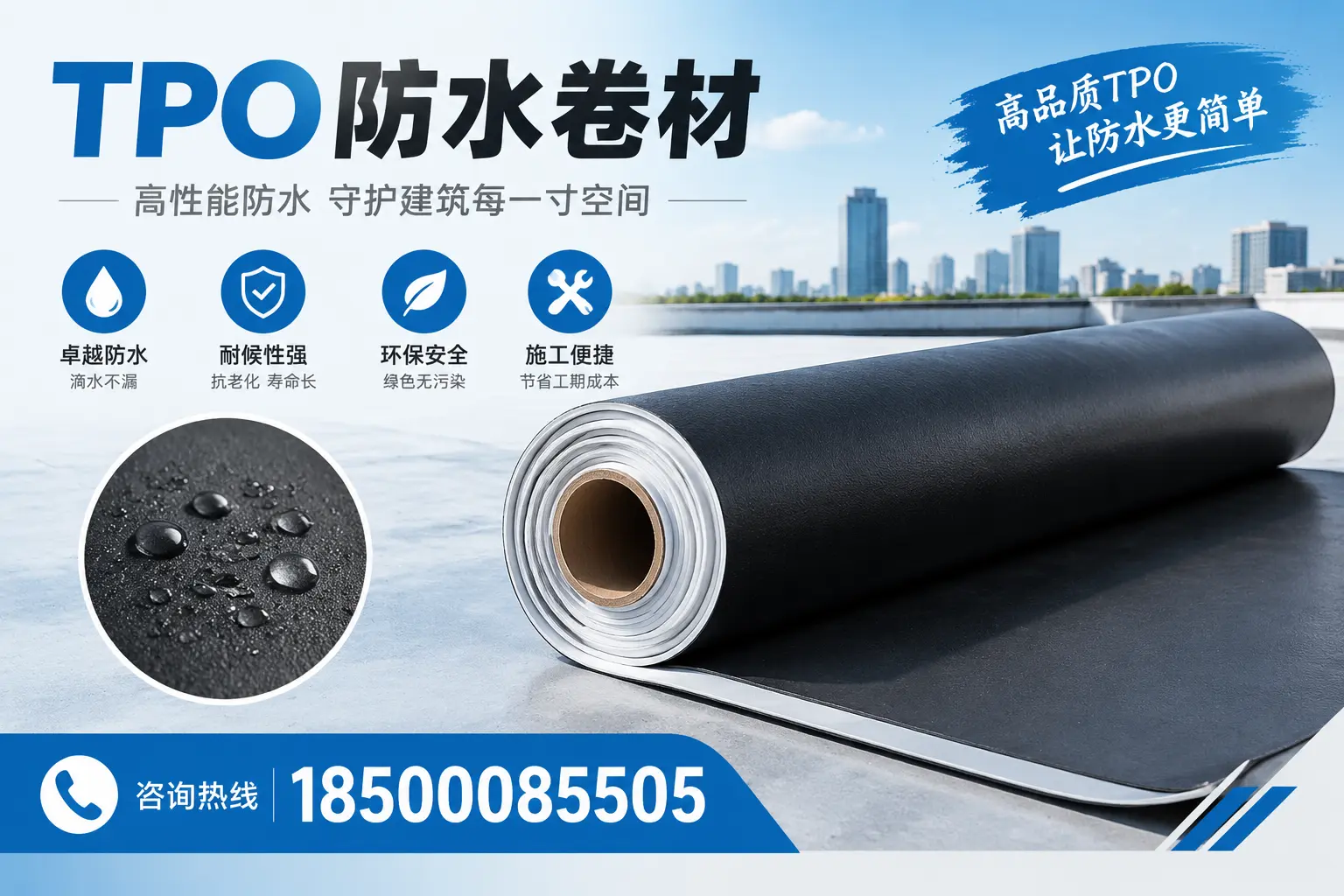 tpo防水卷材的优势与应用，适合保定企业的防水解决方案